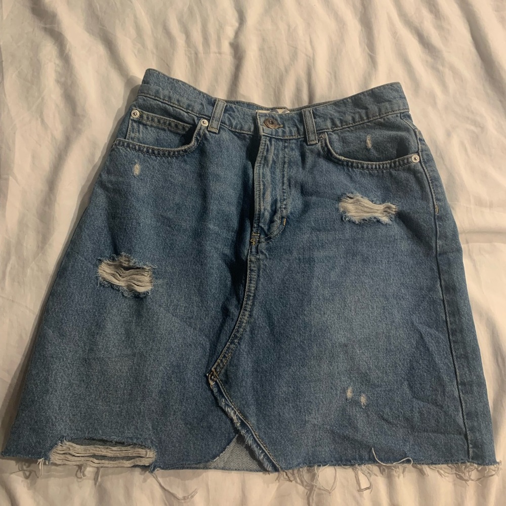 Free People Hallie denim skirt